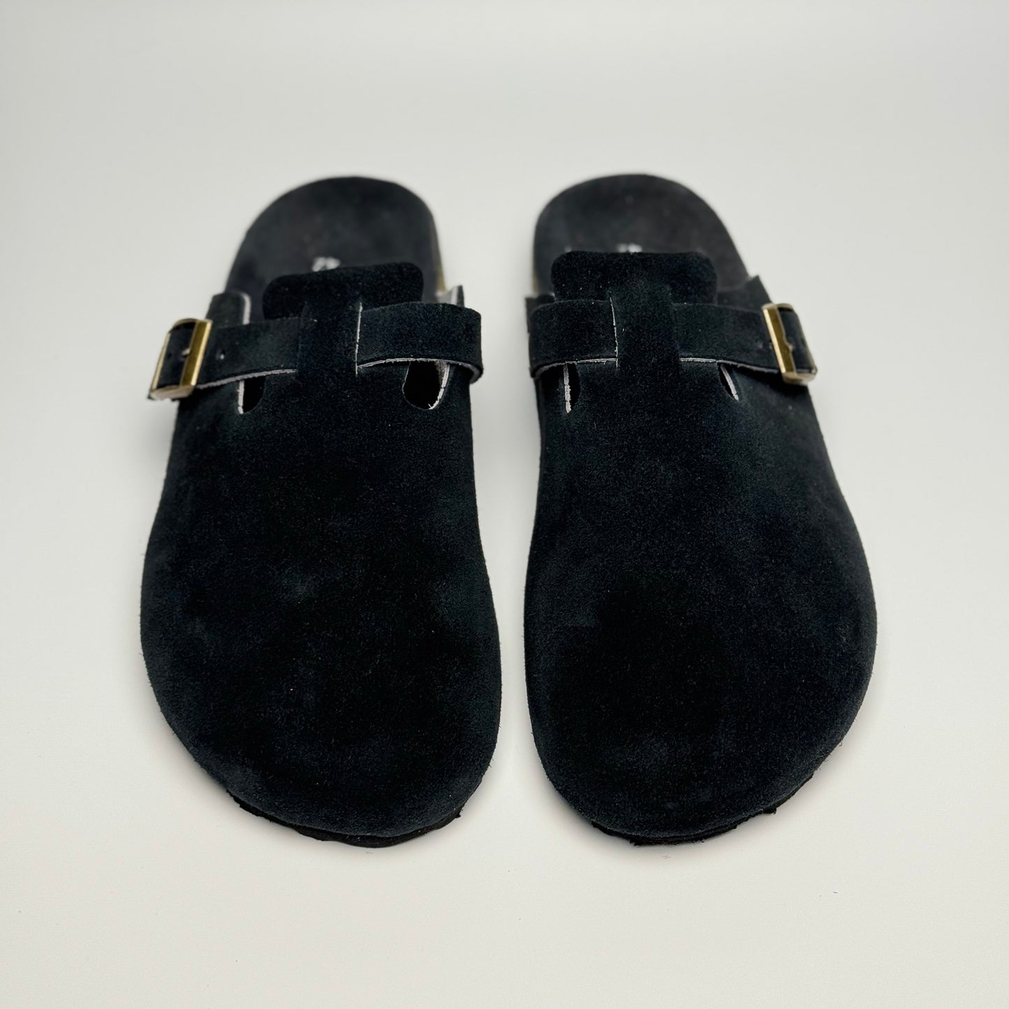 Clogs Premium Genuine Leather Slip-on "Blackout"