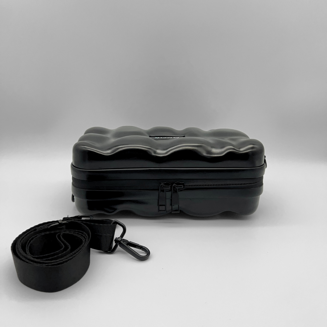 Black Bubble Mini Luggage Bag