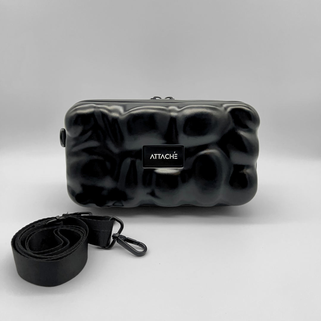 Black Bubble Mini Luggage Bag