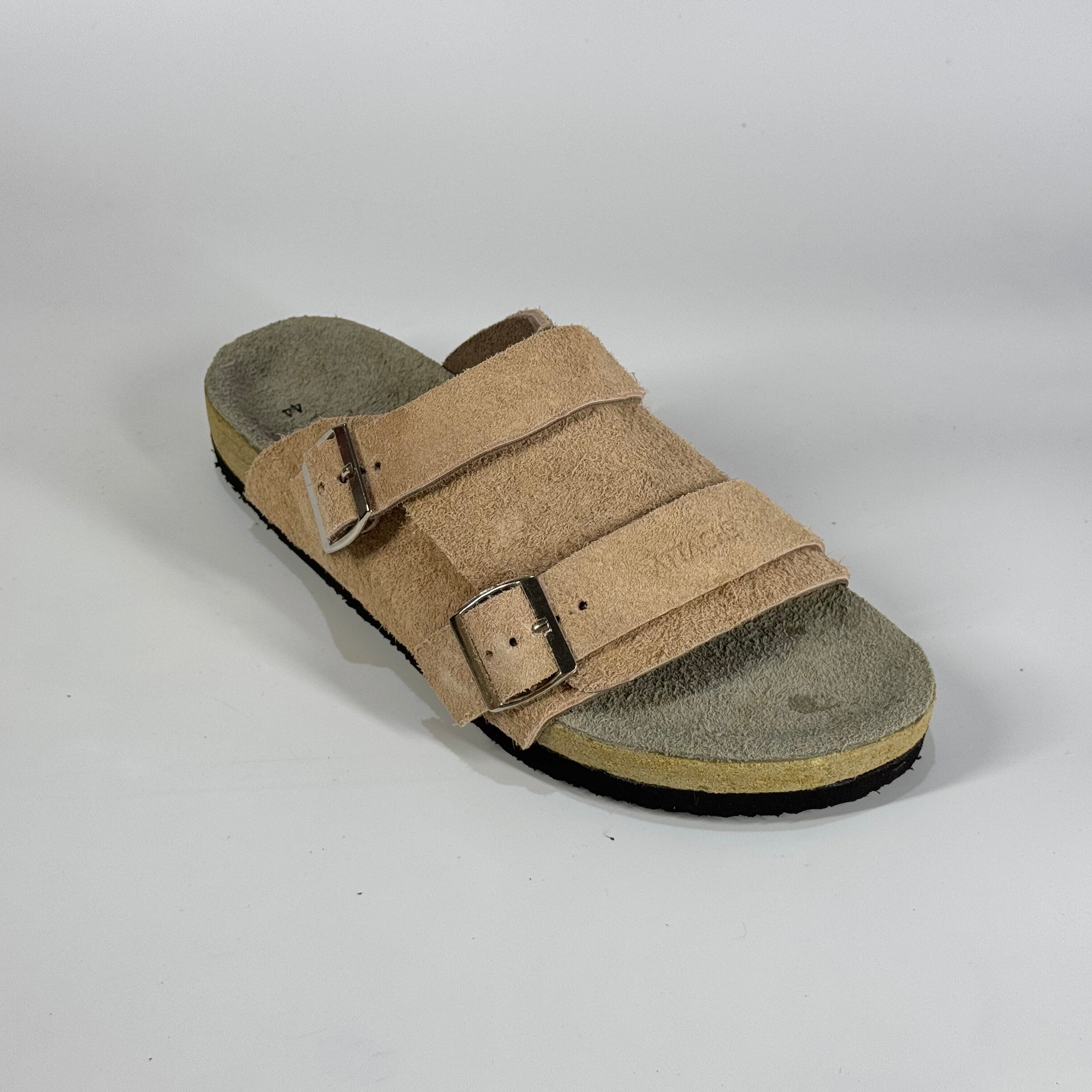 LAST CHANCE SALE: Passeo Double Buckle Genuine Leather “Cream”