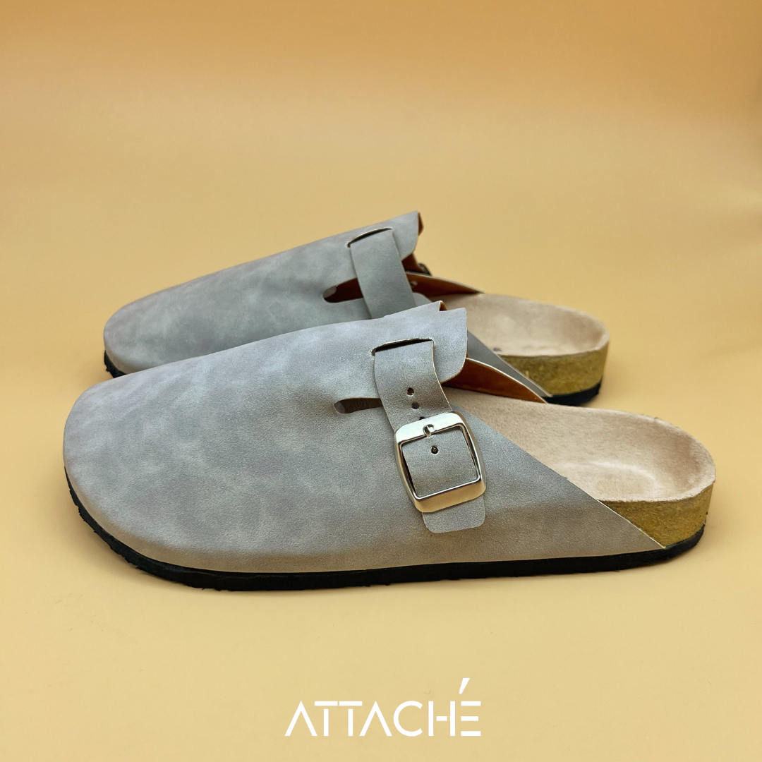 Attach Foot Anywear Clogs Cool Gray