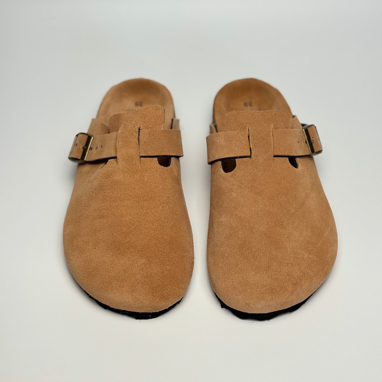 Clogs Premium Genuine Leather Slip-on “Salmon”