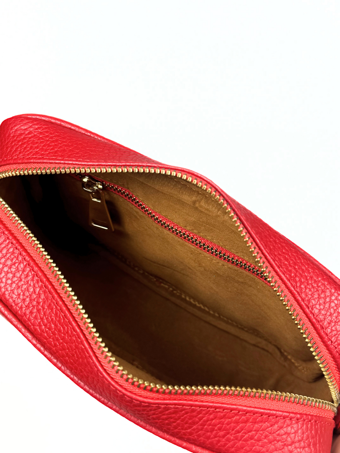 Attaché CNVRT Convertible 3-in-1 Genuine Leather Bag in Red