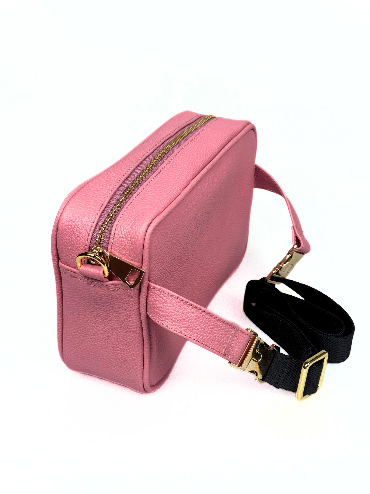 Attaché CNVRT Convertible 3-in-1 Genuine Leather Bag in Pink