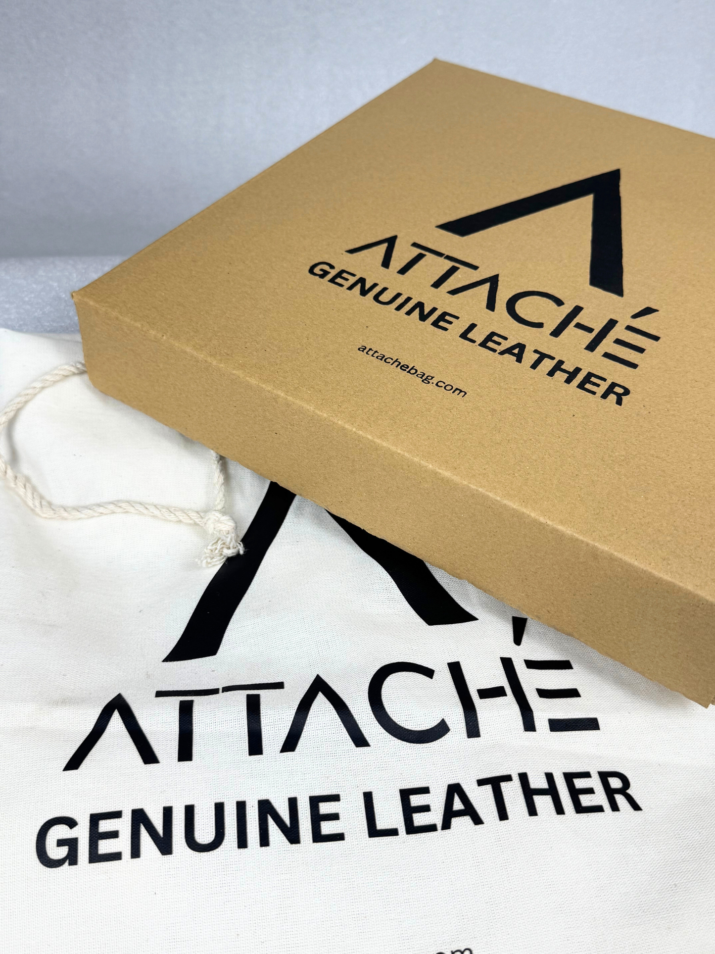 Attaché Case LX – Dual Strap Genuine Leather Bag in OffWhite