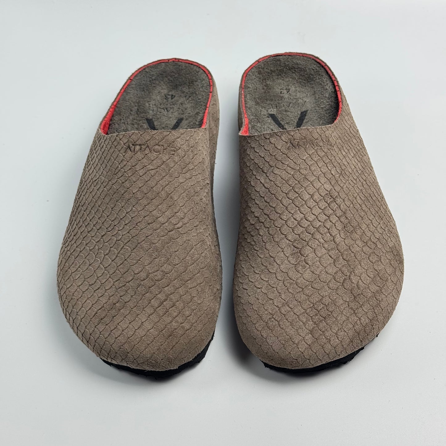 Mule Dragon Skin “Mocha” Limited Ed - Genuine Leather