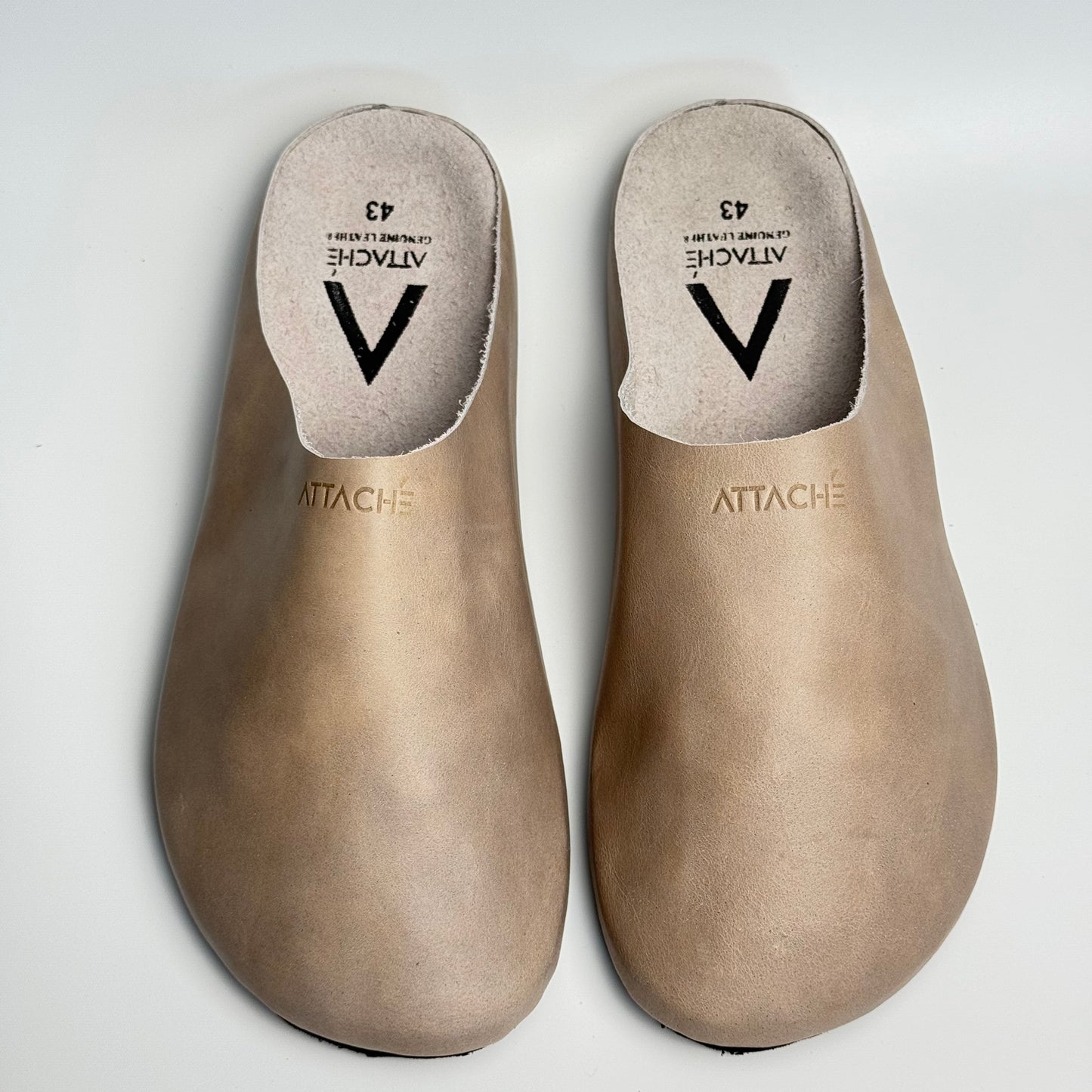 Mule Premium “Beige Napa Leather” Limited Ed