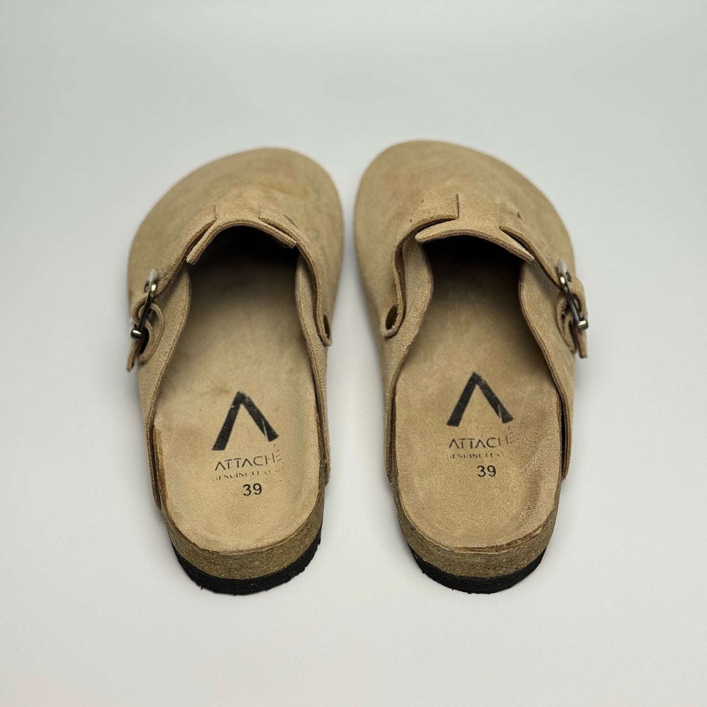 Clogs Premium Genuine Leather Slip-on "Hazelnut"