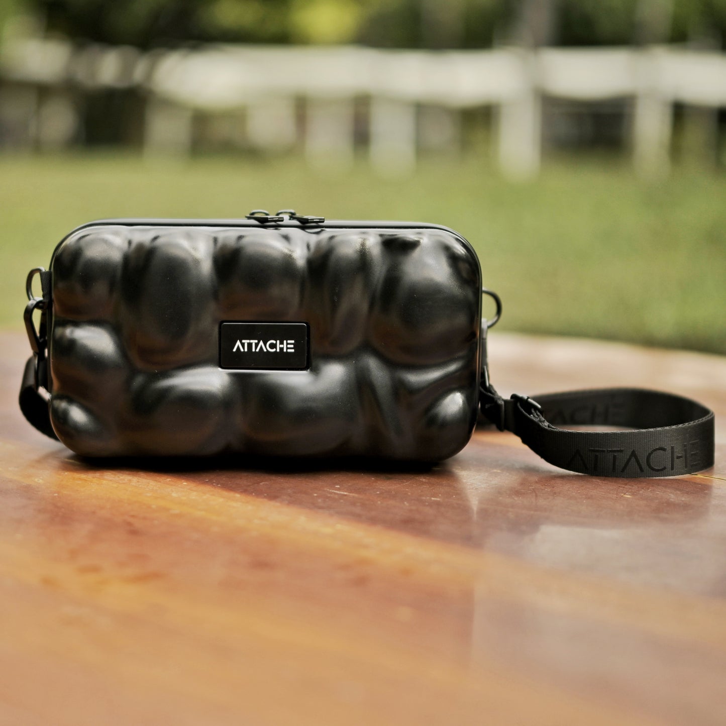 Black Bubble Mini Luggage Bag