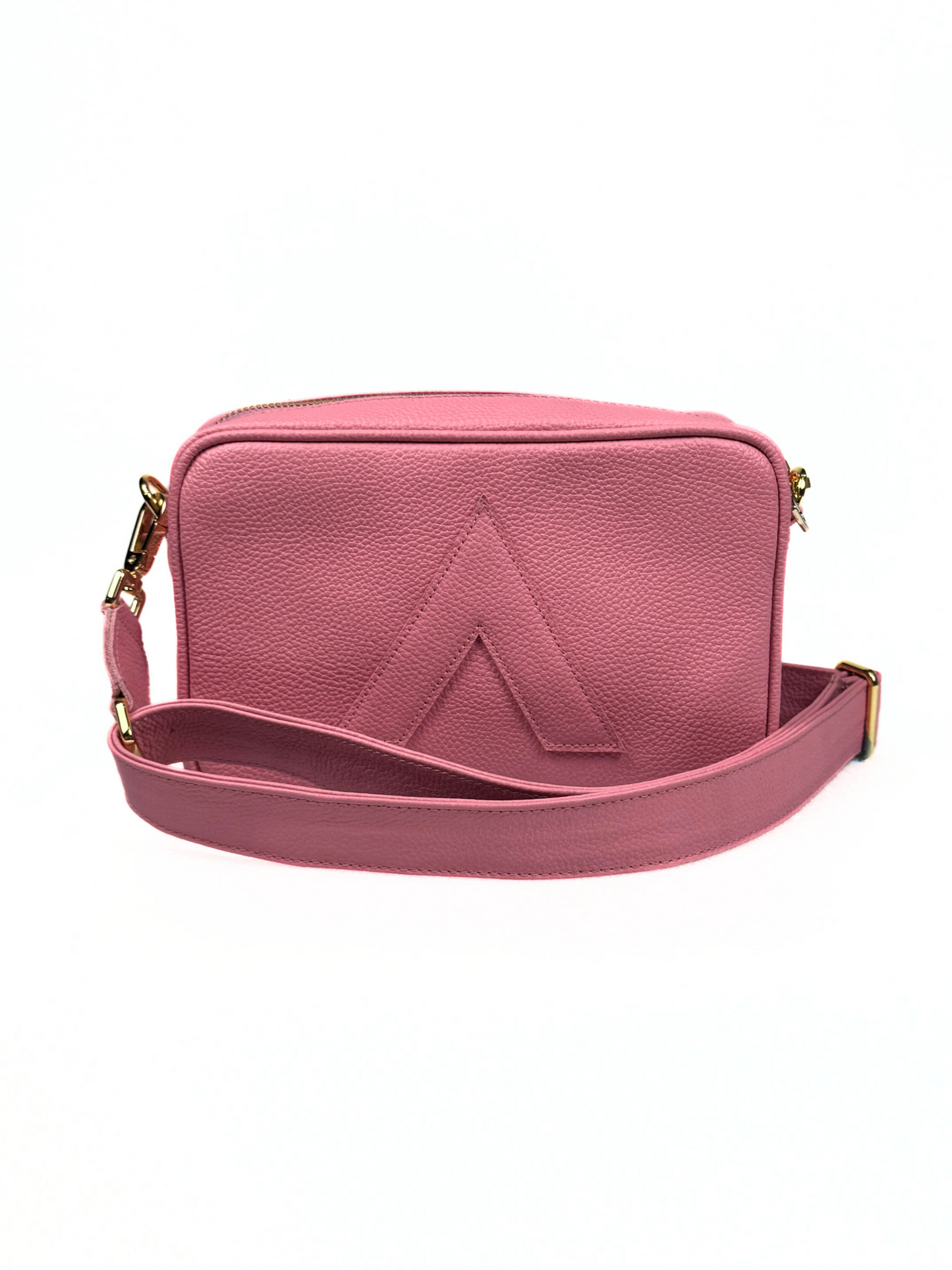 Attaché CNVRT Convertible 3-in-1 Genuine Leather Bag in Pink