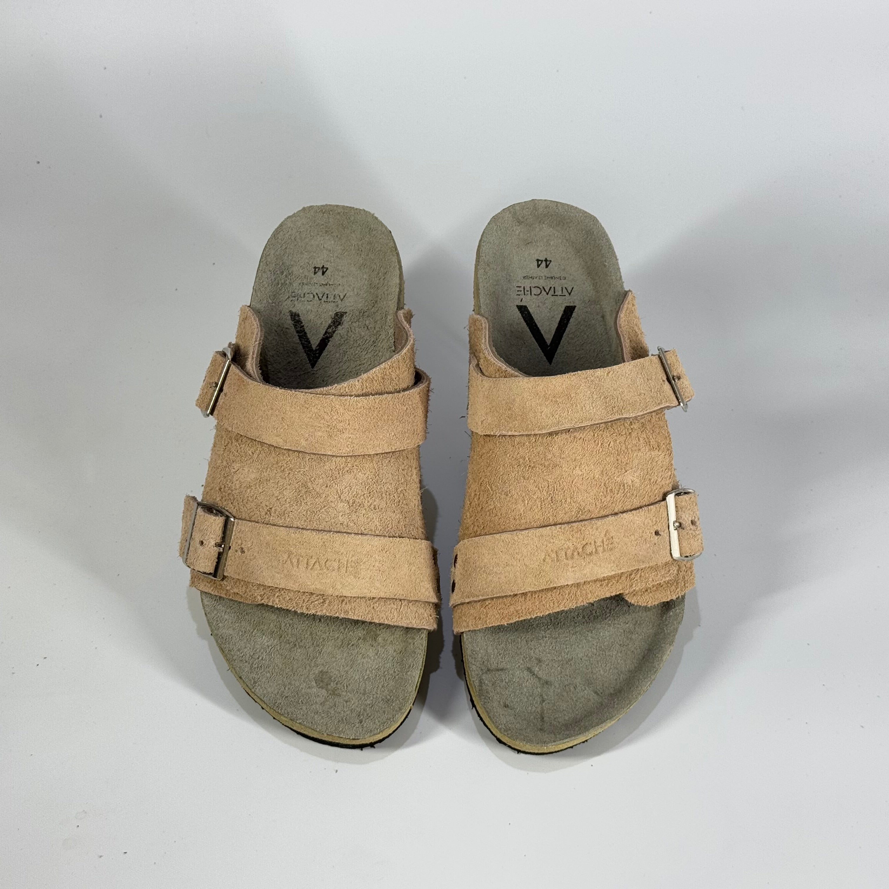 LAST CHANCE SALE: Passeo Double Buckle Genuine Leather “Cream”