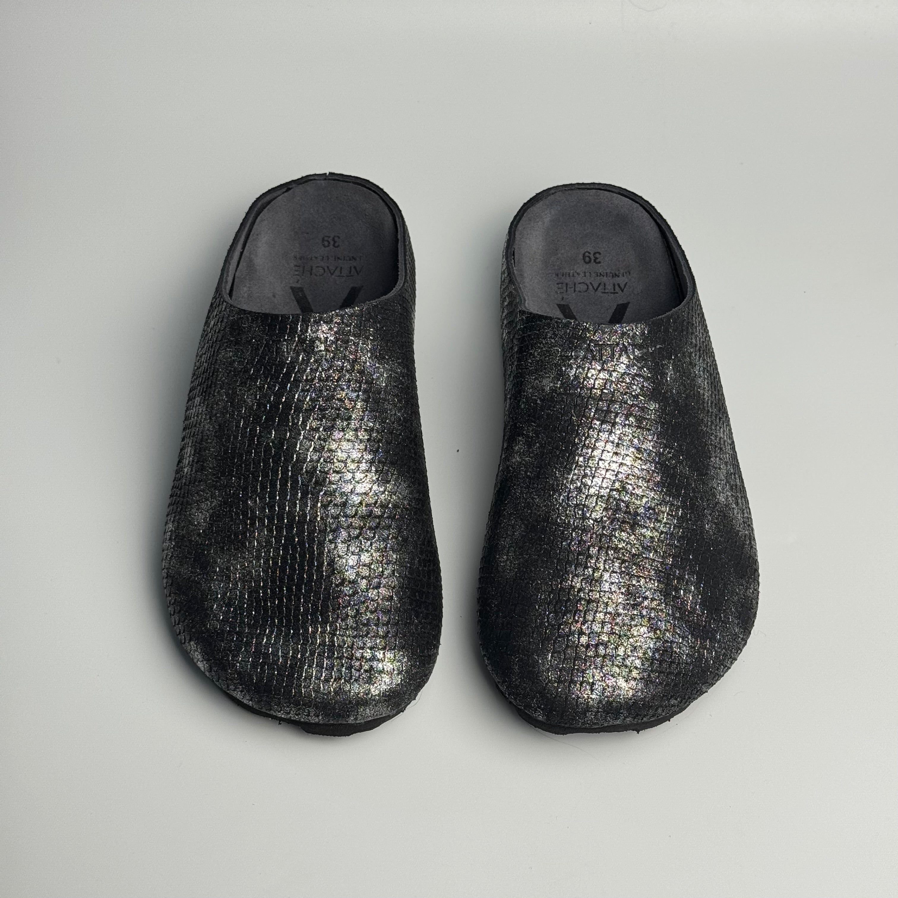 LAST CHANCE SALE: Mule Dragon Skin “Metallic Silver Black” Limited Ed