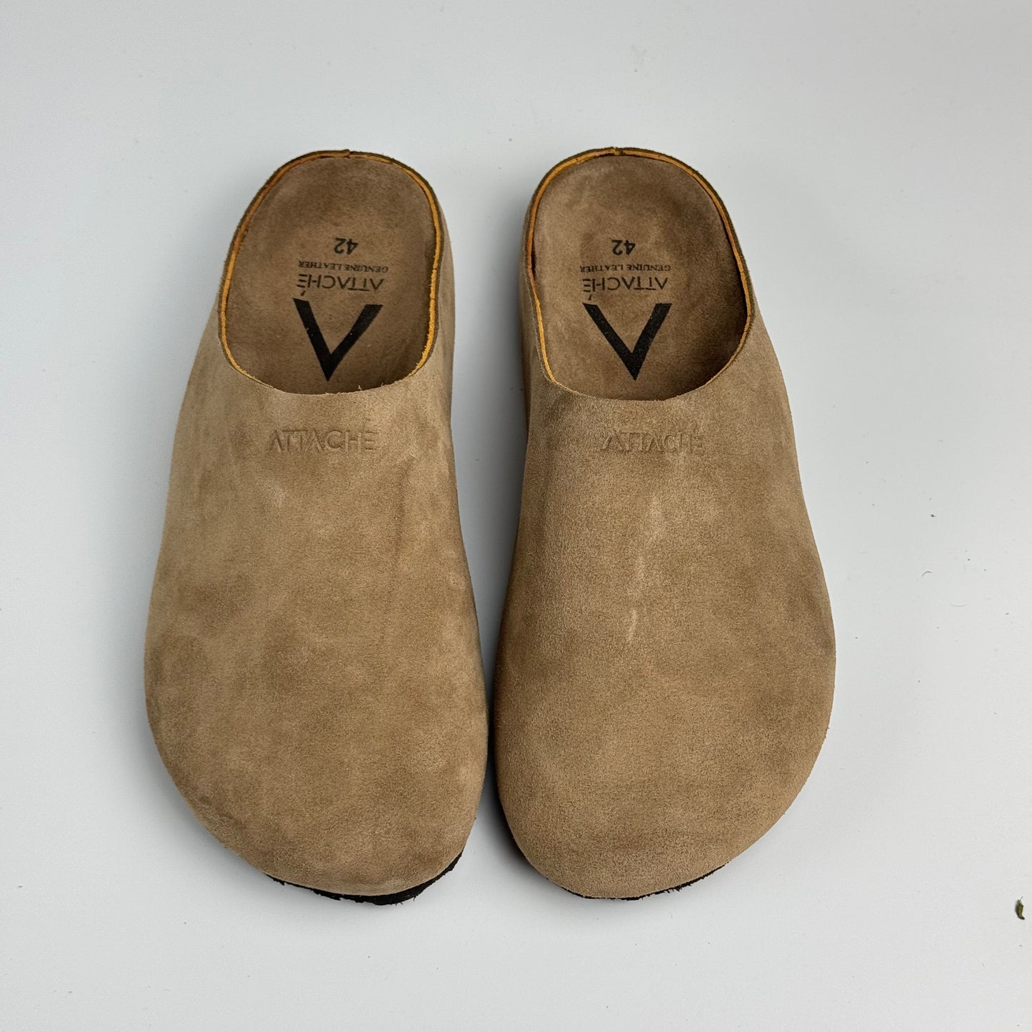 Premium Mule Genuine Suede Leather “Mocha”