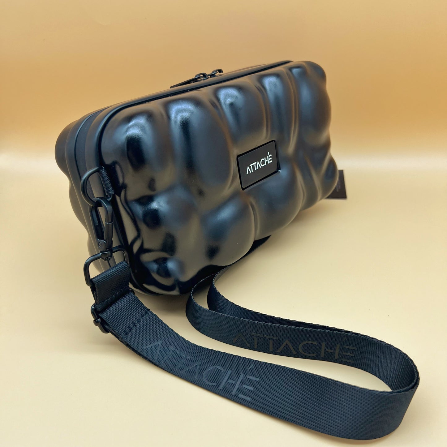 Black Bubble Mini Luggage Bag