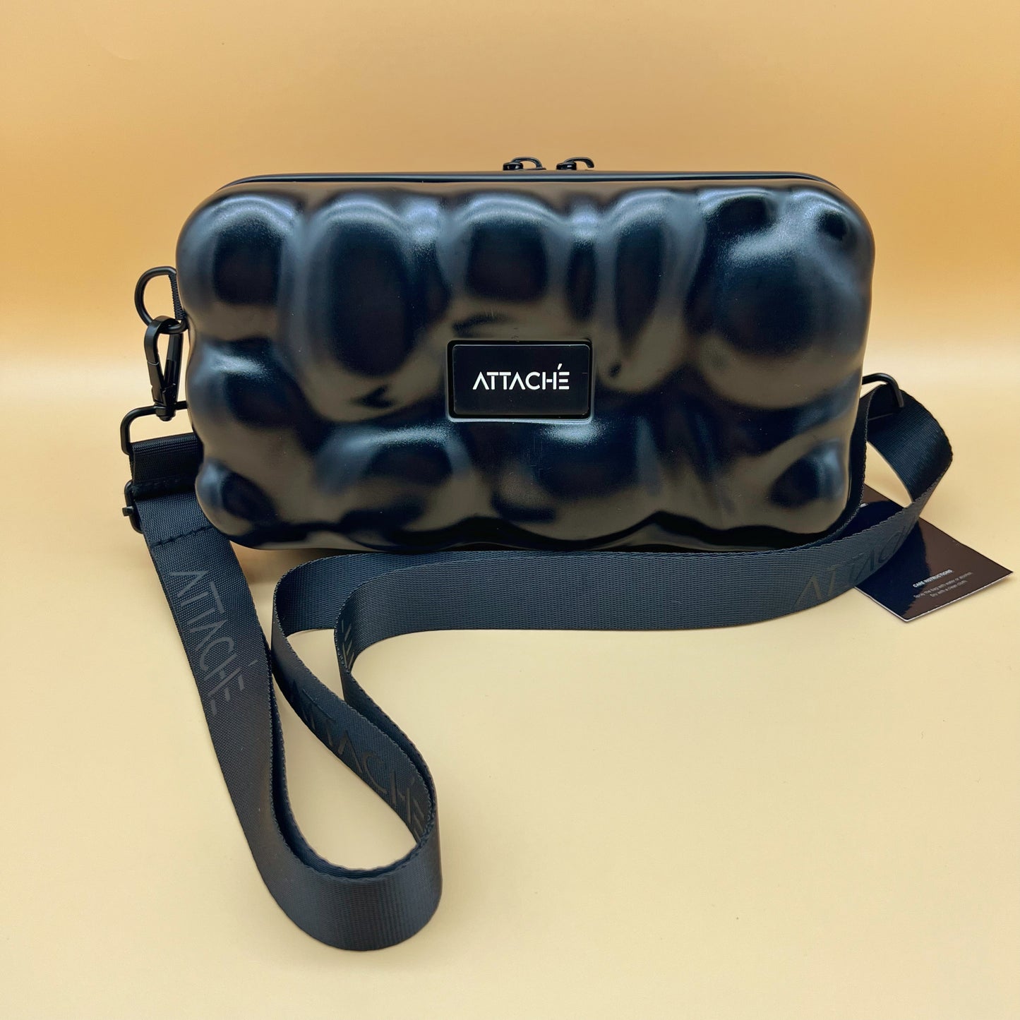Black Bubble Mini Luggage Bag