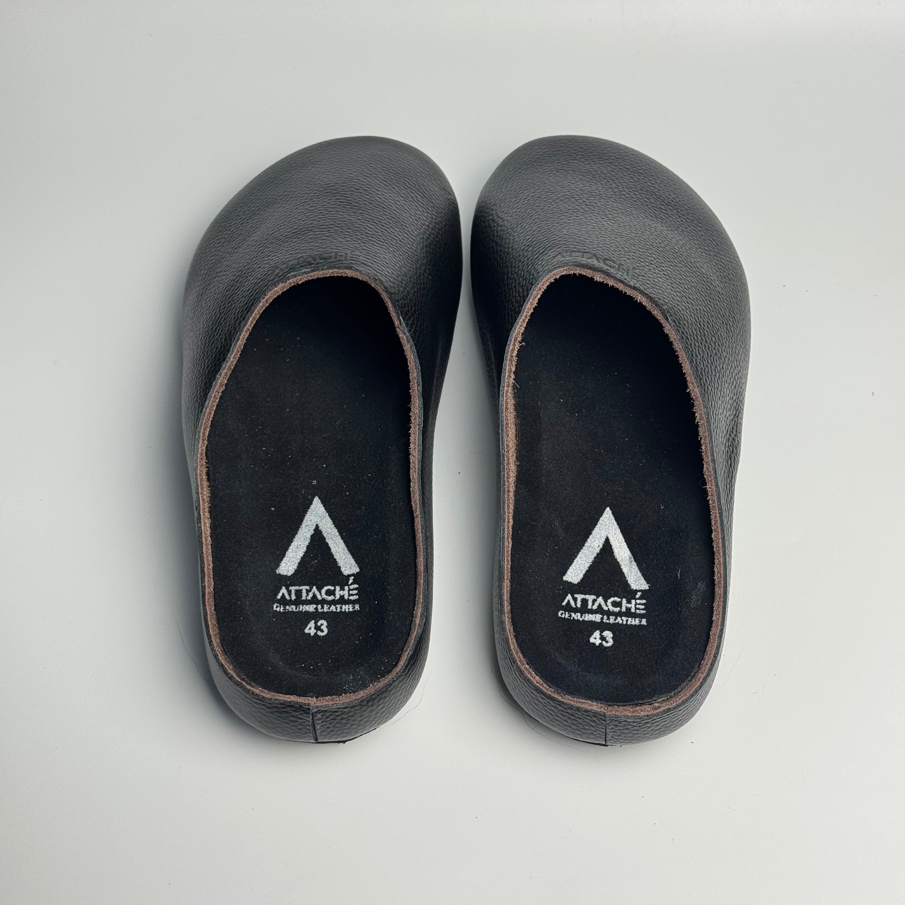Mule Premium “Blackout” Grain Leather
