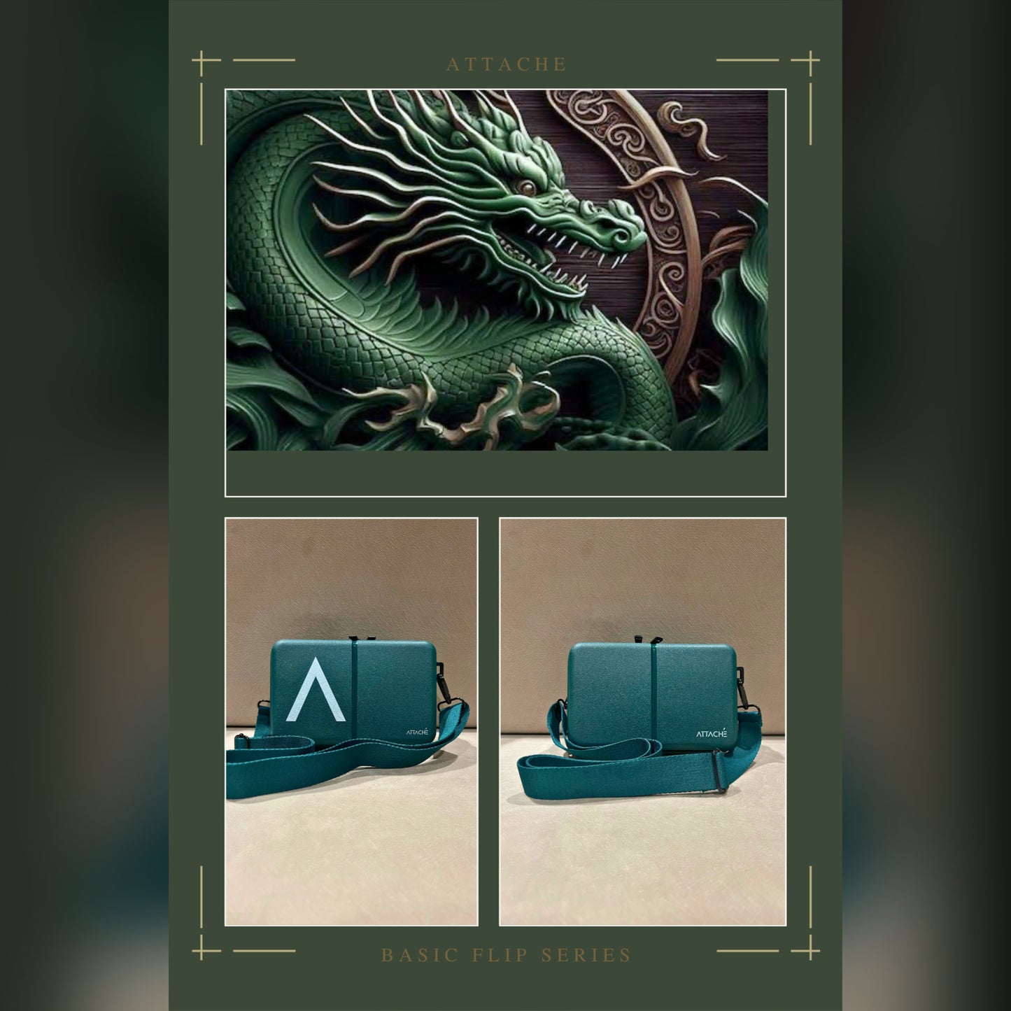 Mother's Day Promo: Basic Flip Series Year of the Wooden Dragon Green