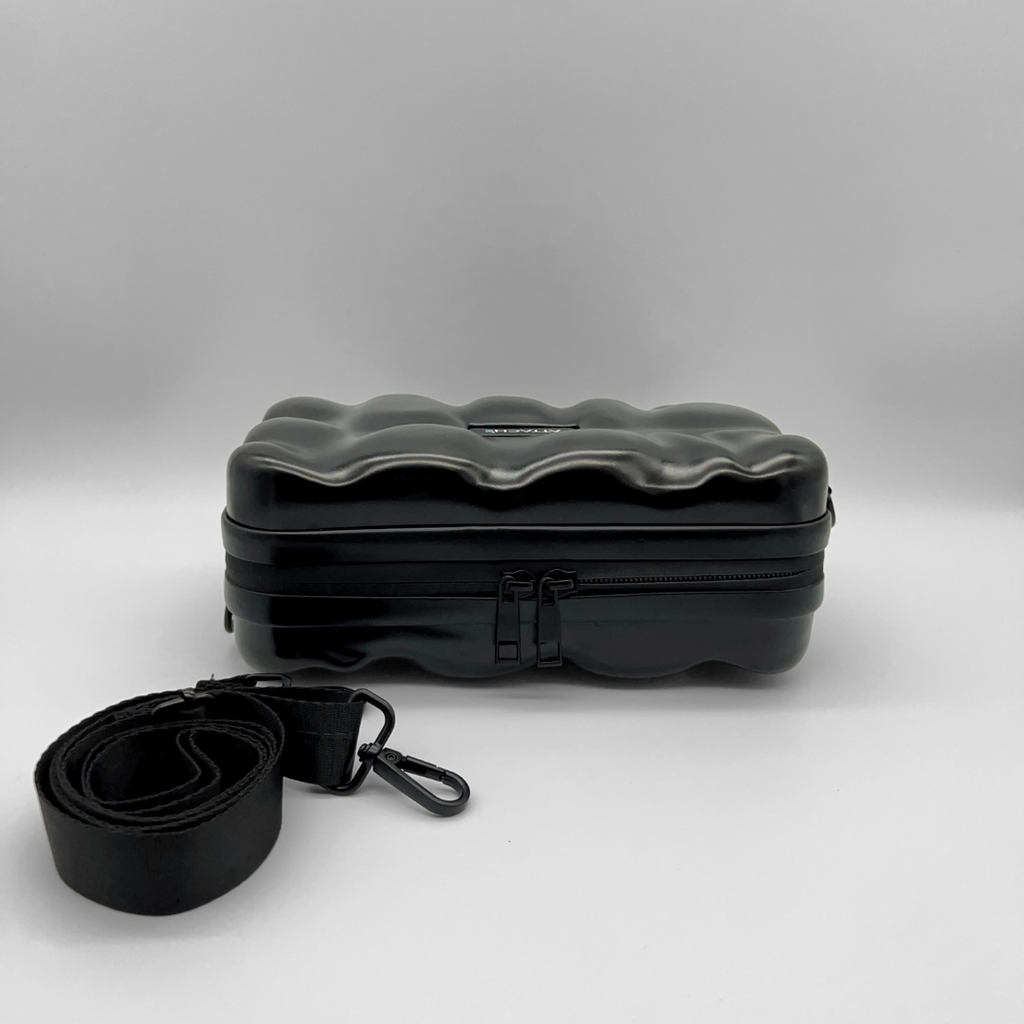 Black Bubble Mini Luggage Bag