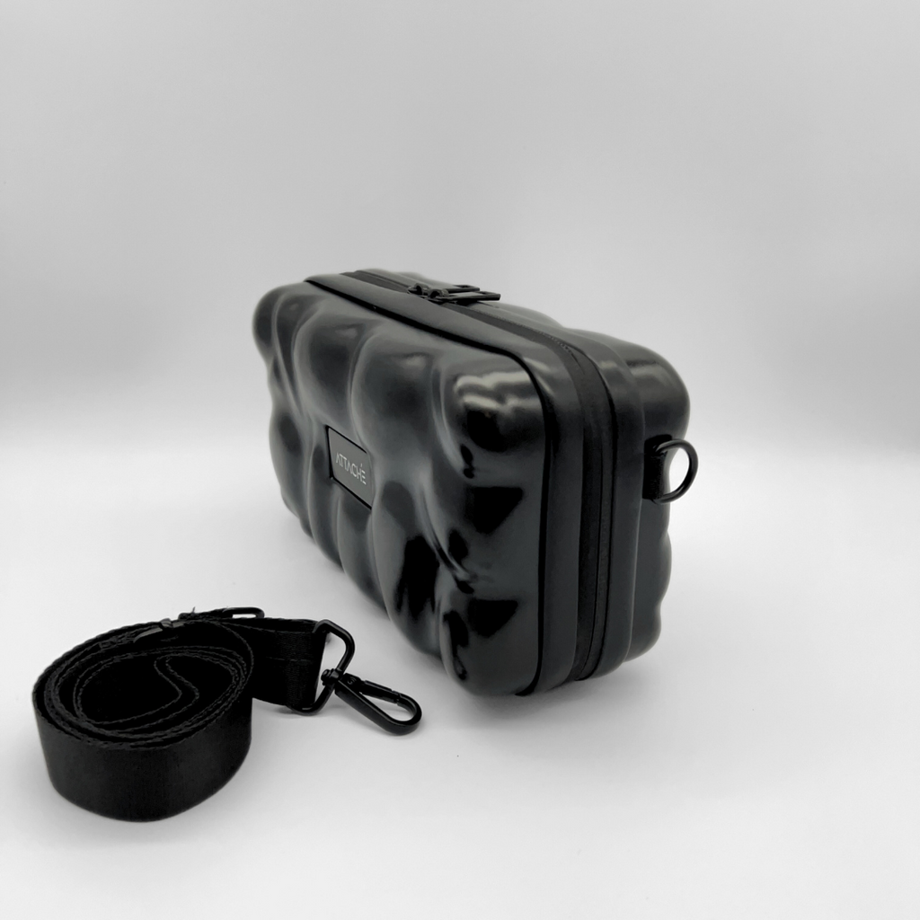 Black Bubble Mini Luggage Bag