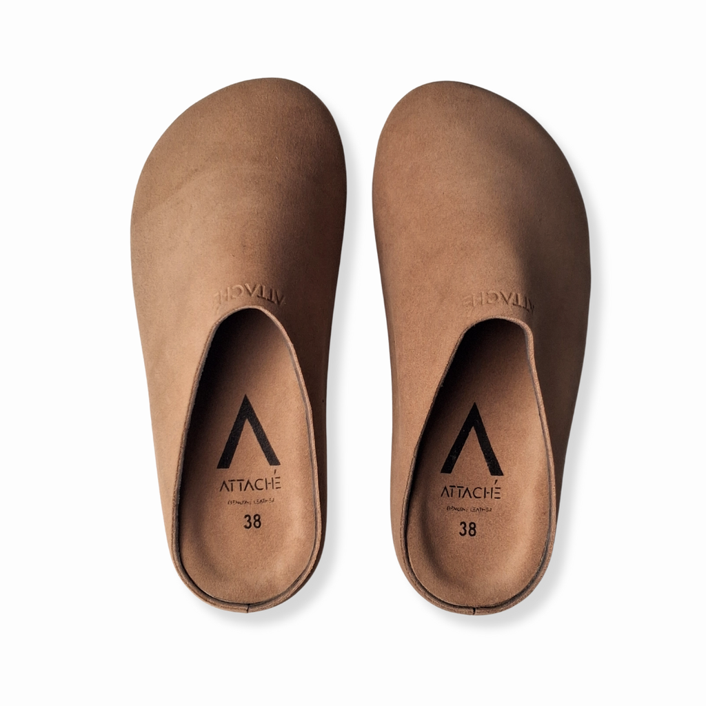 Mocha MULE Genuine Bovine Leather