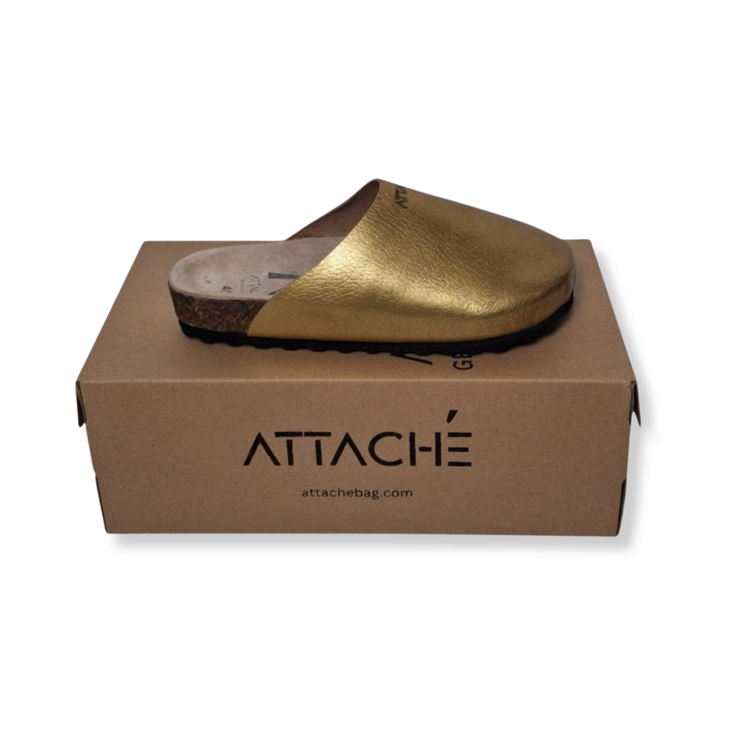 Size 40, 41 - Mule V2 Glitform Gold Grain Leather