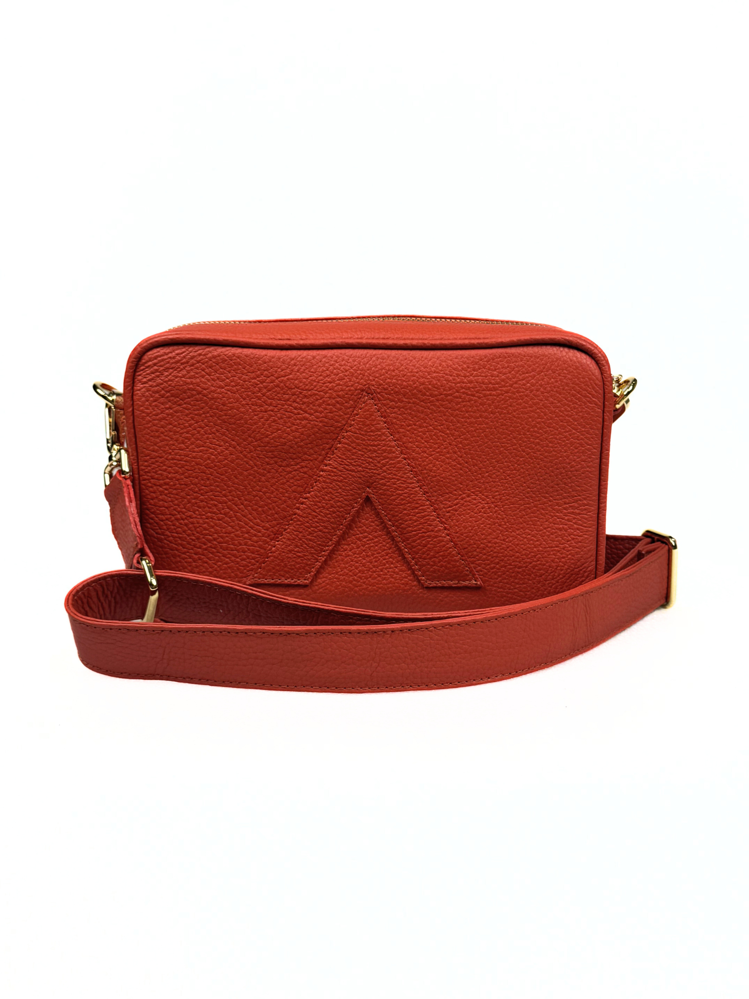 SALE: Attaché CNVRT Convertible  3-in-1 Genuine Leather Bag in Orange
