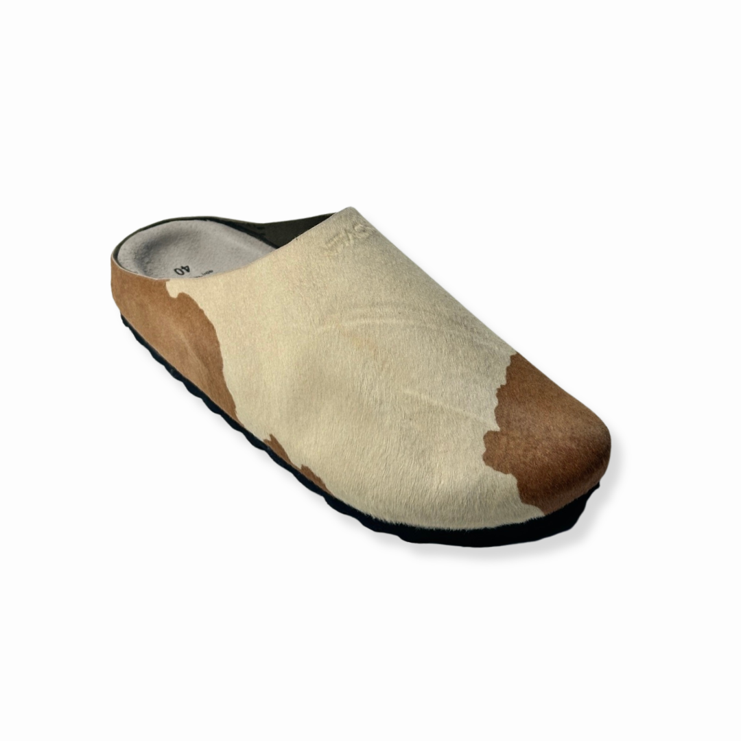 SIZE 40 ONLY: MOO MOO MULE Genuine Bovine Leather