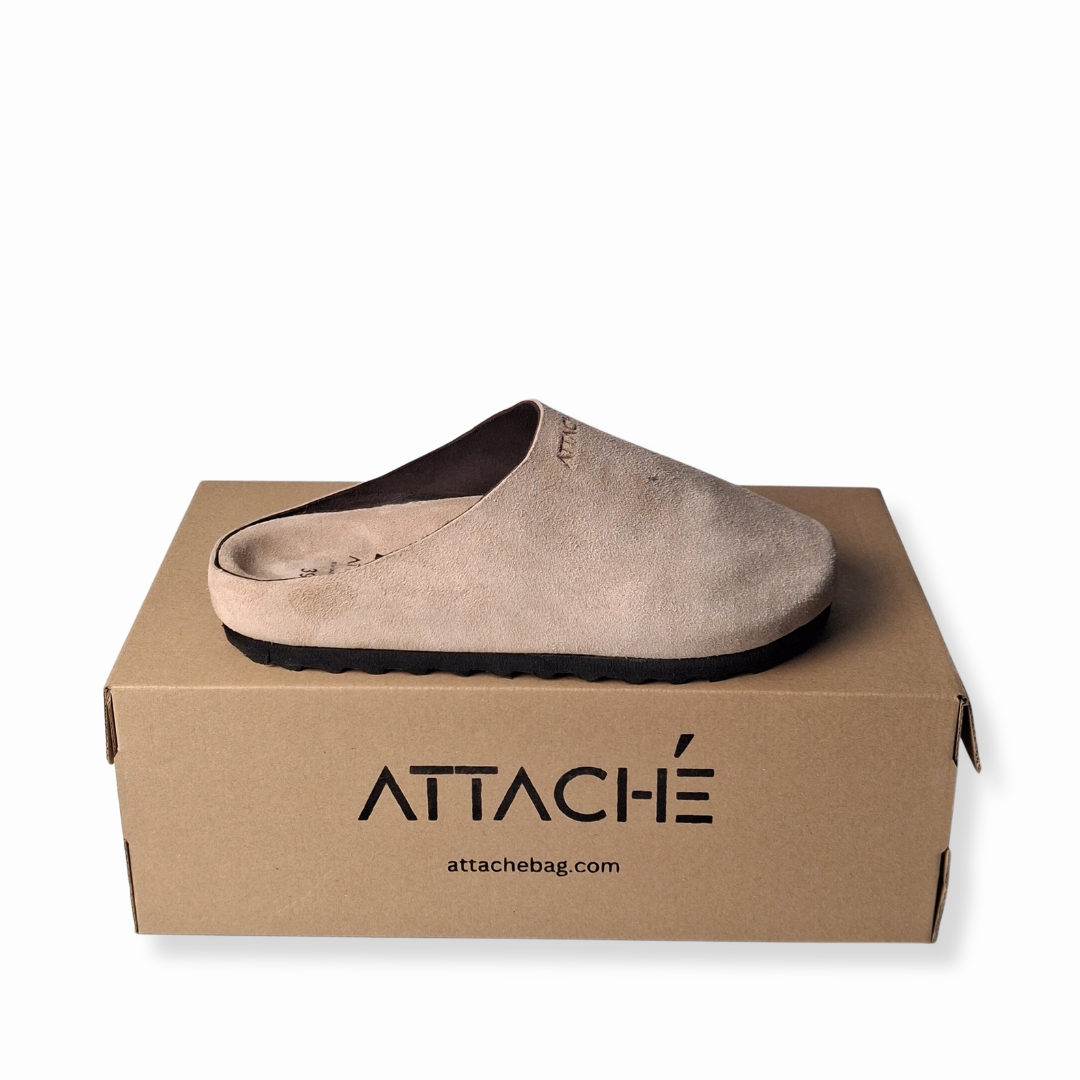 Nude MULE Genuine Bovine Leather