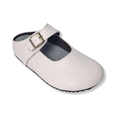 MJ Clogs V2 Non-Slip White Grain Leather