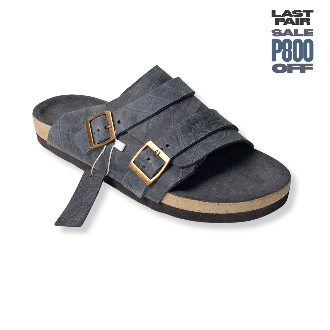 Size 44 - Double Buckle "Navy Turtle"