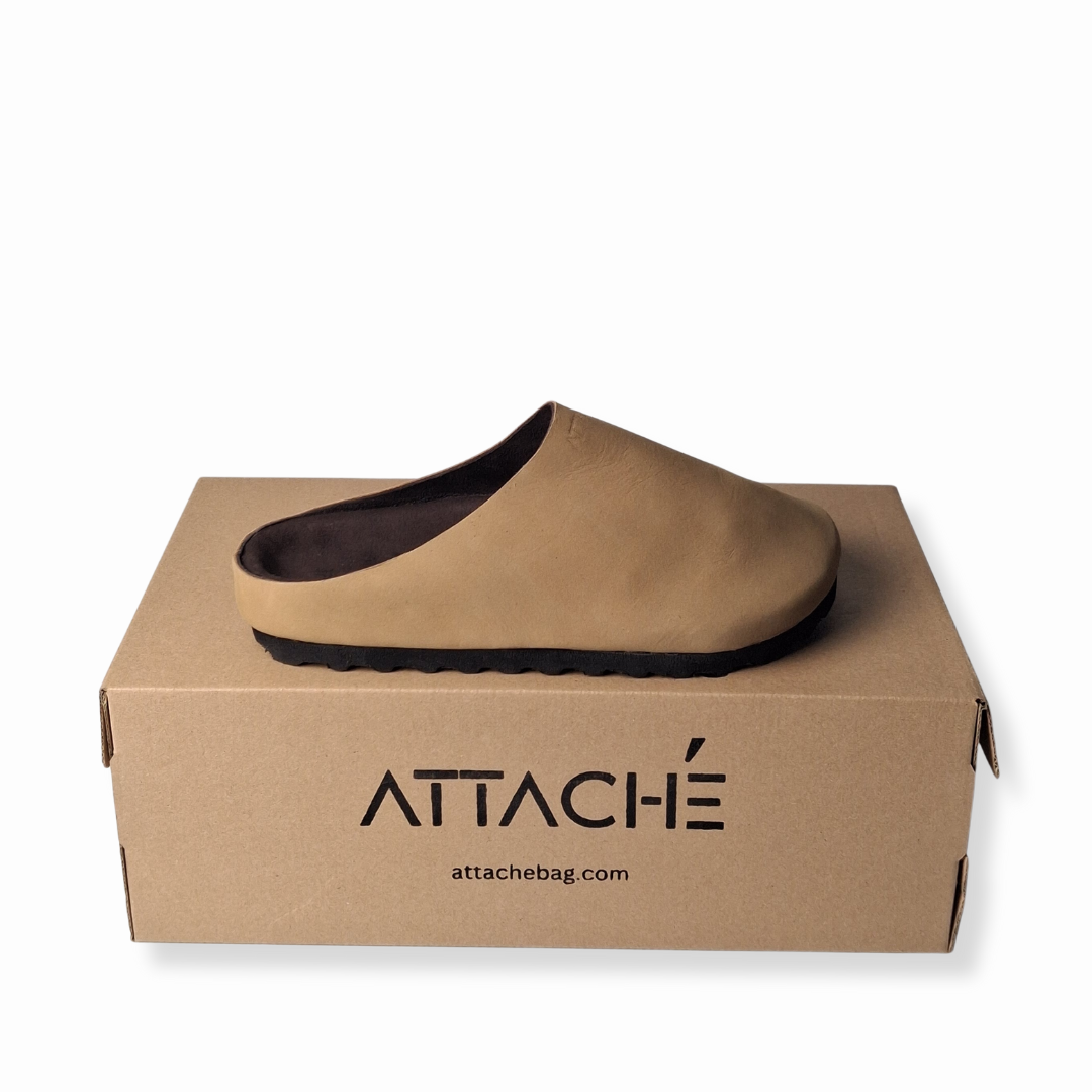 Tan Napa MULE Genuine Leather