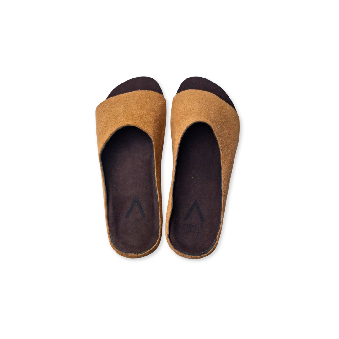 Size 46 - Terra Slides Military Brown Leather V2