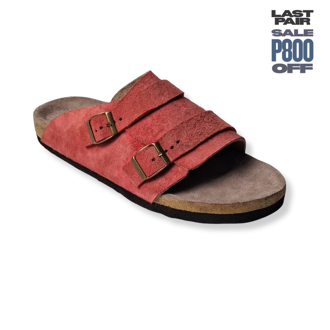 Size 44, 45 - Double Buckle "Dried Rose"