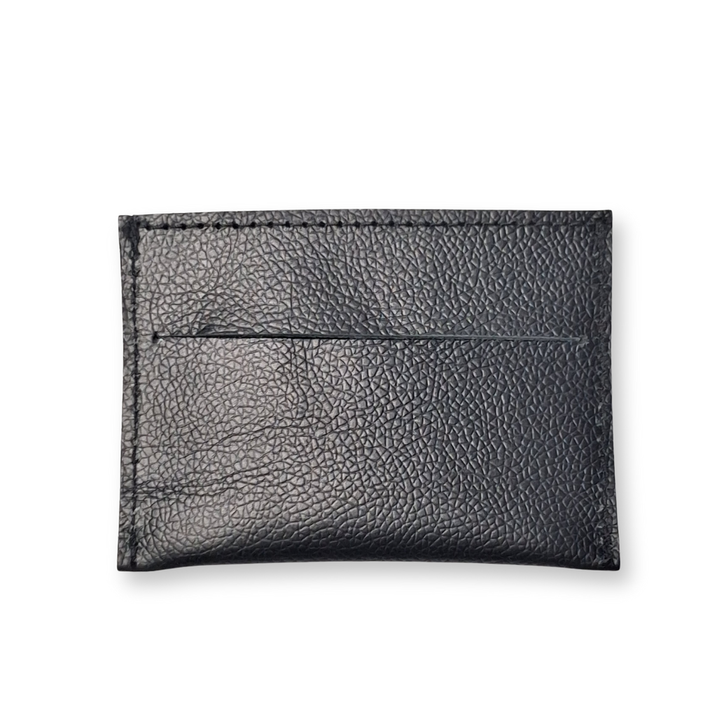 Slimslip Genuine Leather Card and Bill Holder in Black