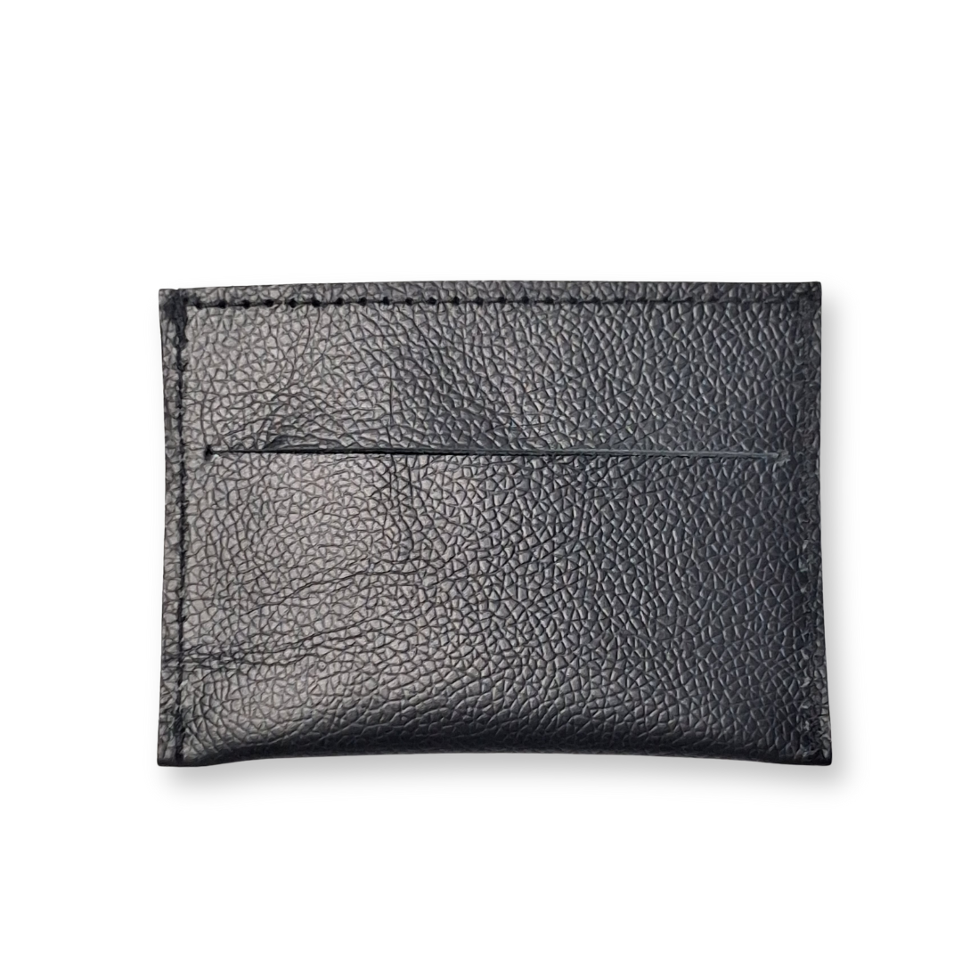 Slimslip Genuine Leather Card and Bill Holder in Black