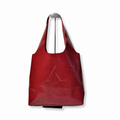 Arch Sack Genuine Leather Tote - Crumpled Scarlet