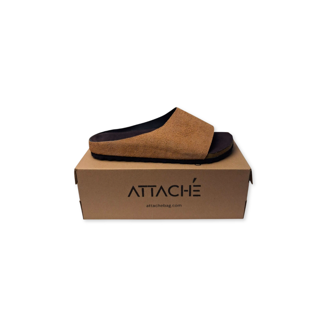 Size 46 - Terra Slides Military Brown Leather V2