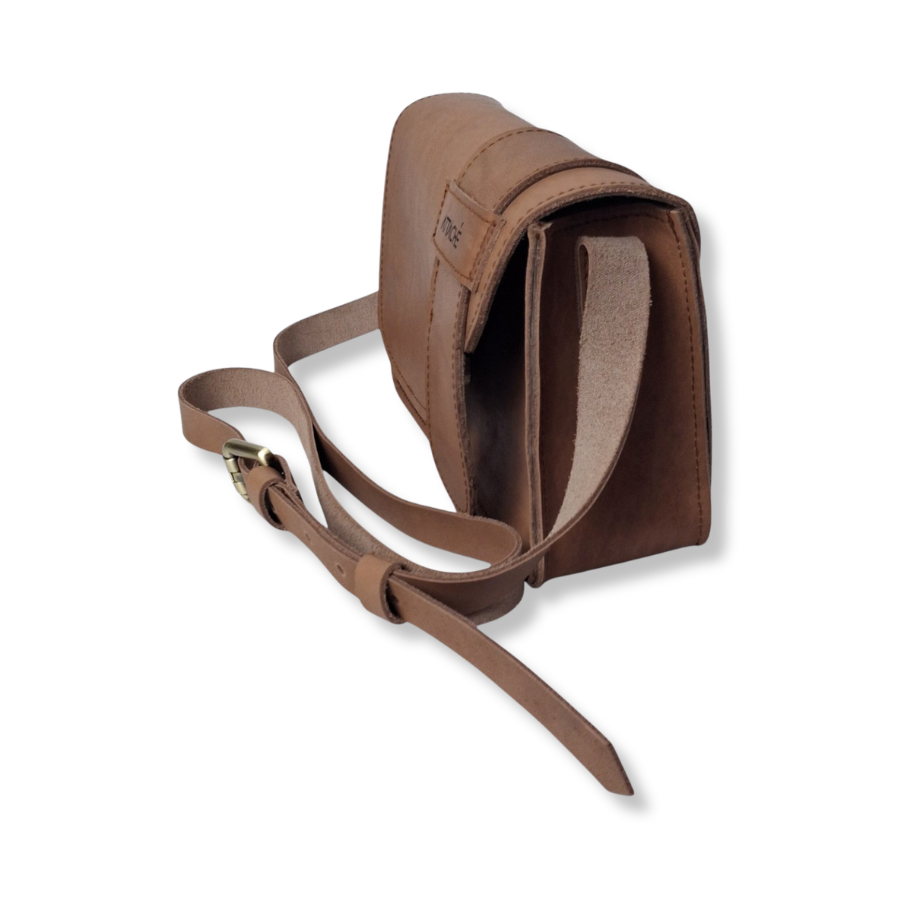 Attaché Latch Mini in Old Tan Napa Leather
