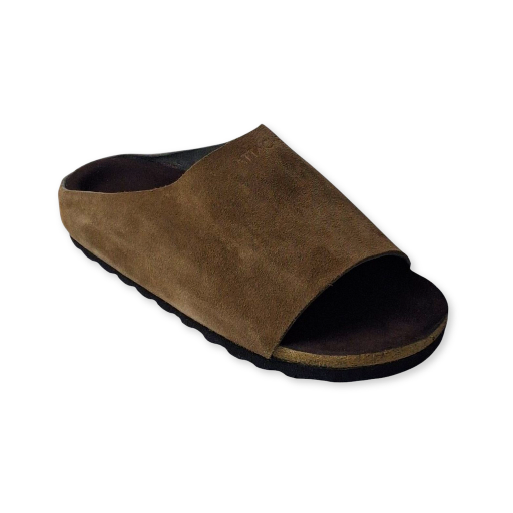 Size 36 - Terra Slides Military Brown Leather