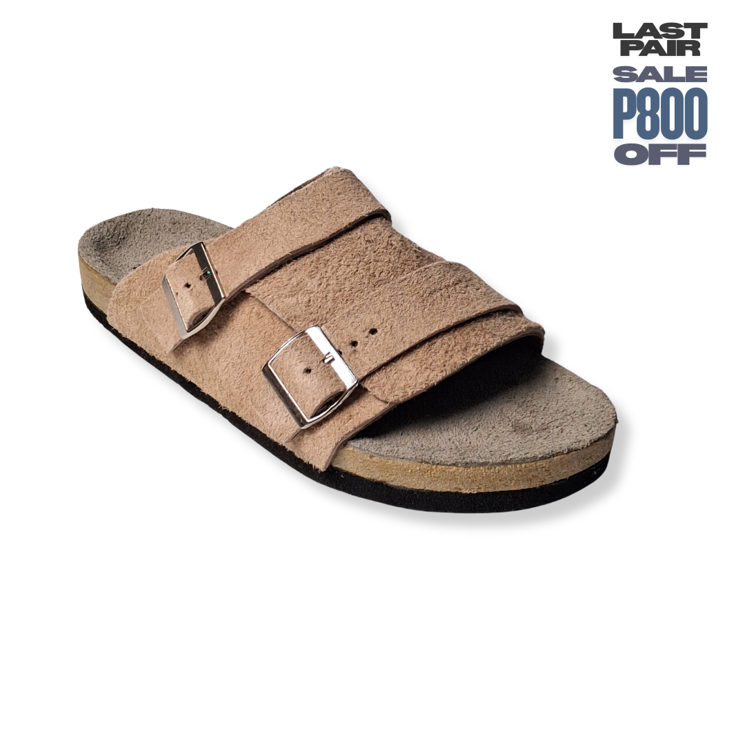 Size 44 - Double Buckle "Cream”