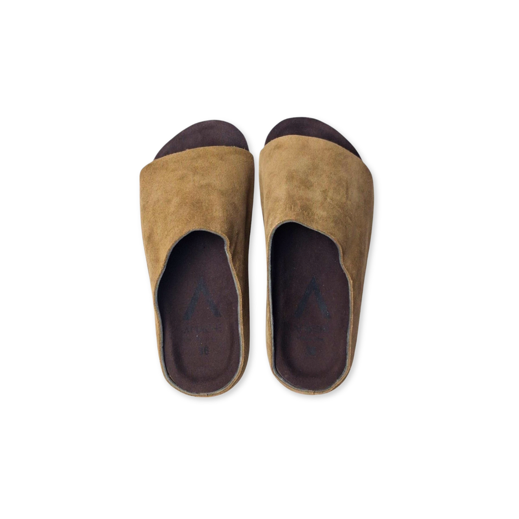 Size 36 - Terra Slides Military Brown Leather