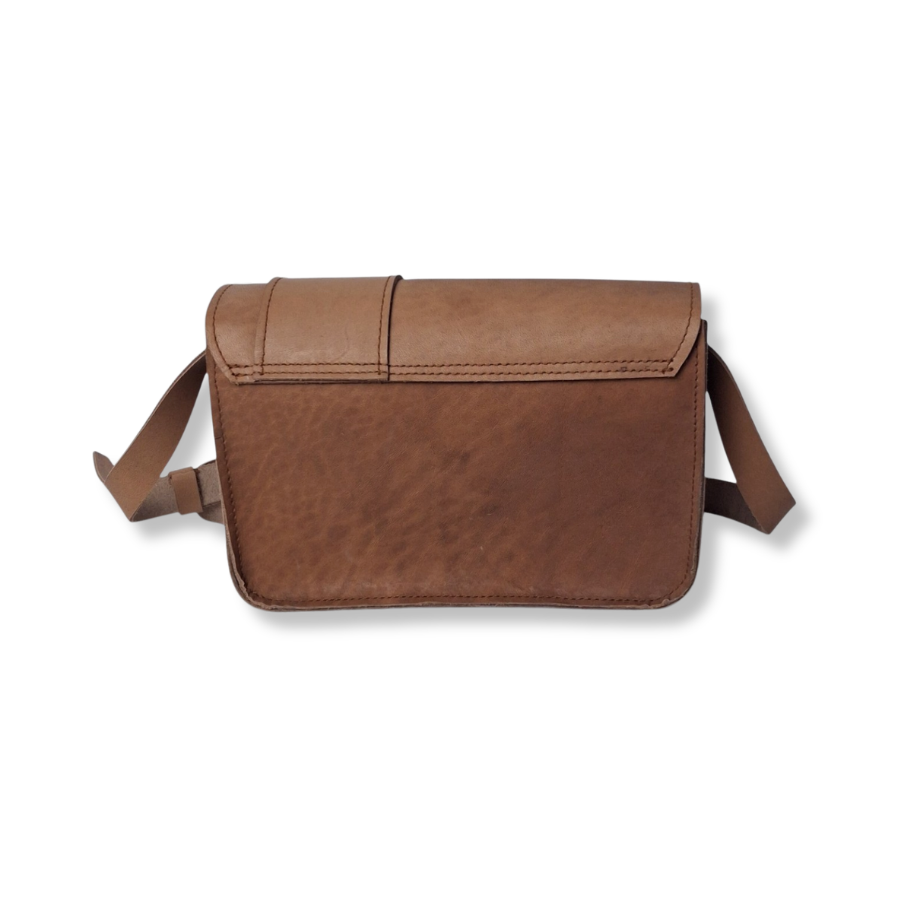Attaché Latch Mini in Old Tan Napa Leather