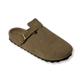 Size 43 - Clogs Dark Hazelnut Suede Leather