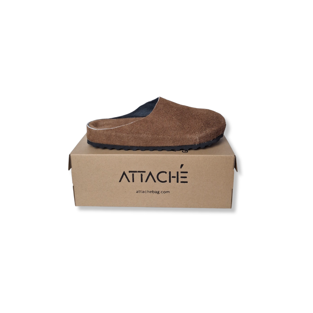 Size 45 - Mule Mocha Suede Leather