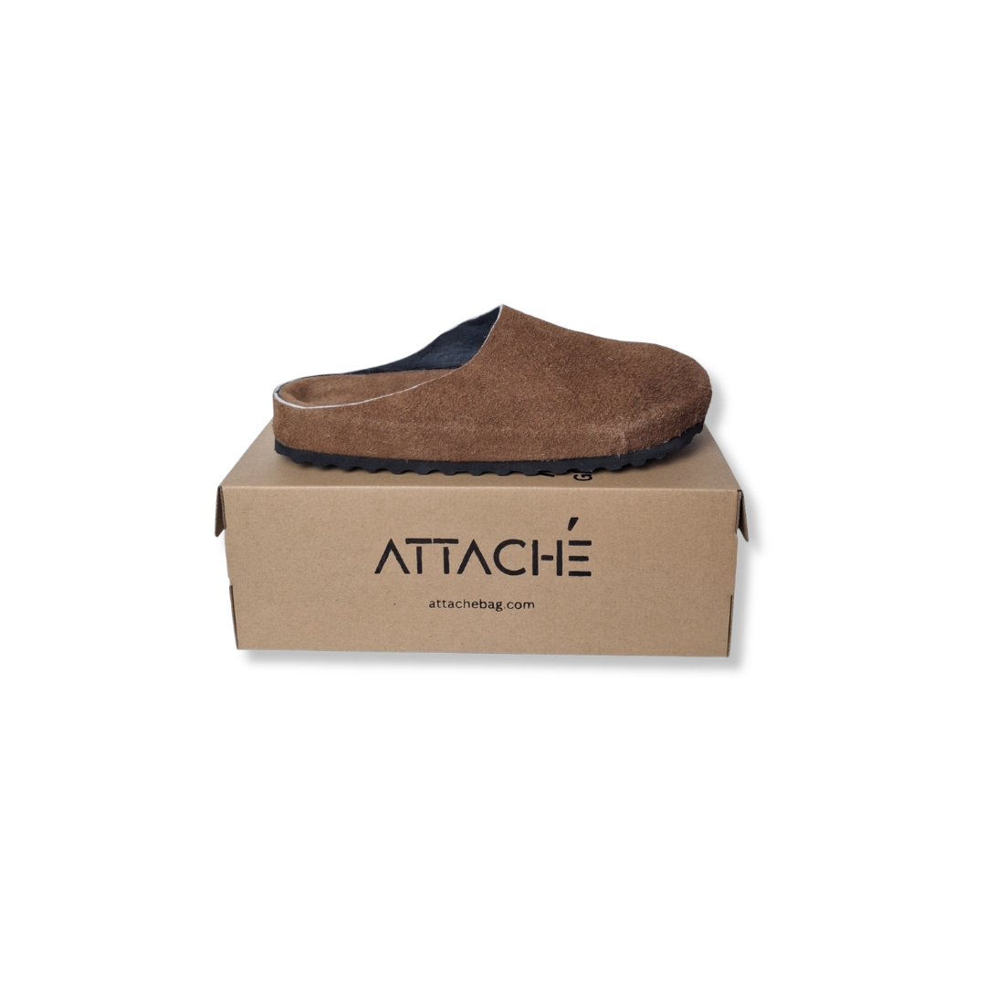 Size 45 - Mule Mocha Suede Leather