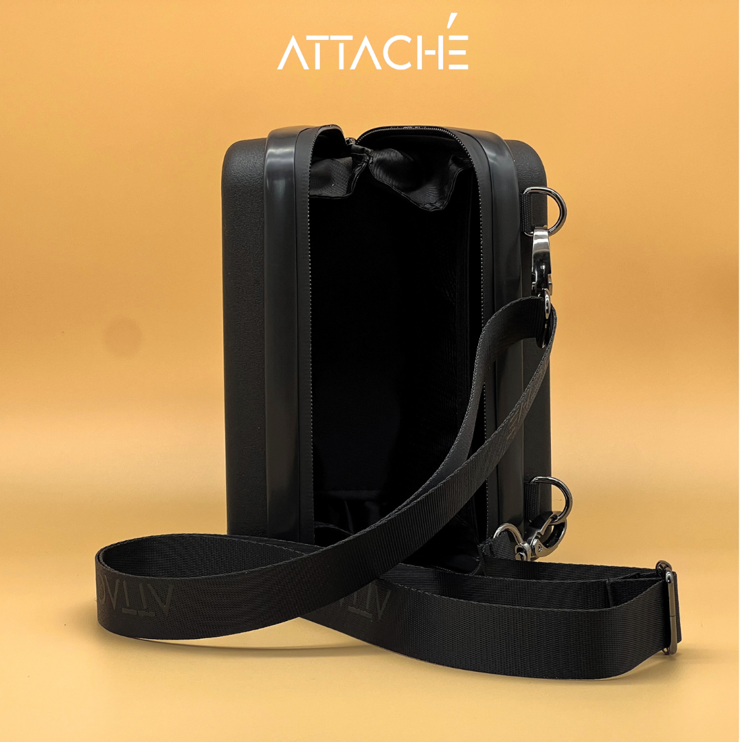 V2 Premium Black Attache Bags