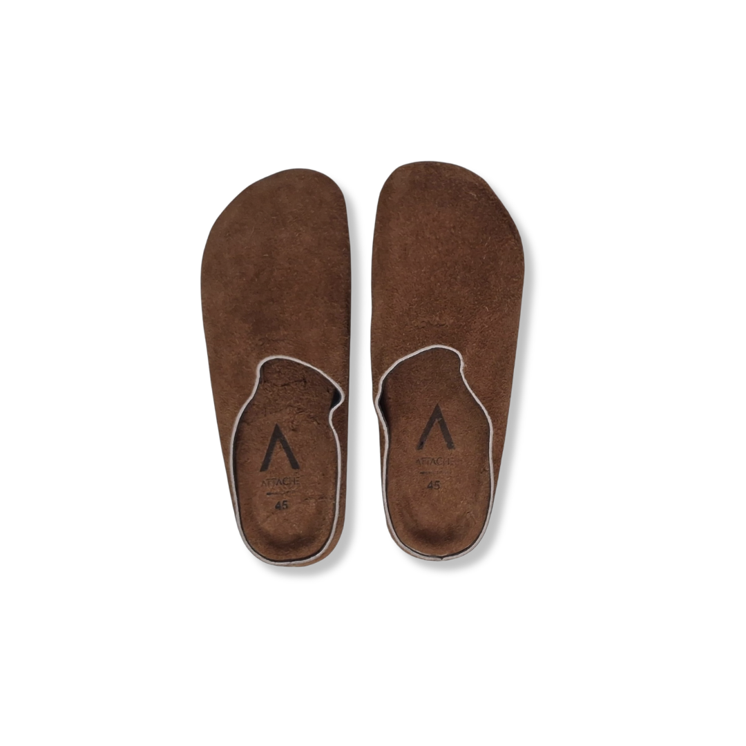 Size 45 - Mule Mocha Suede Leather