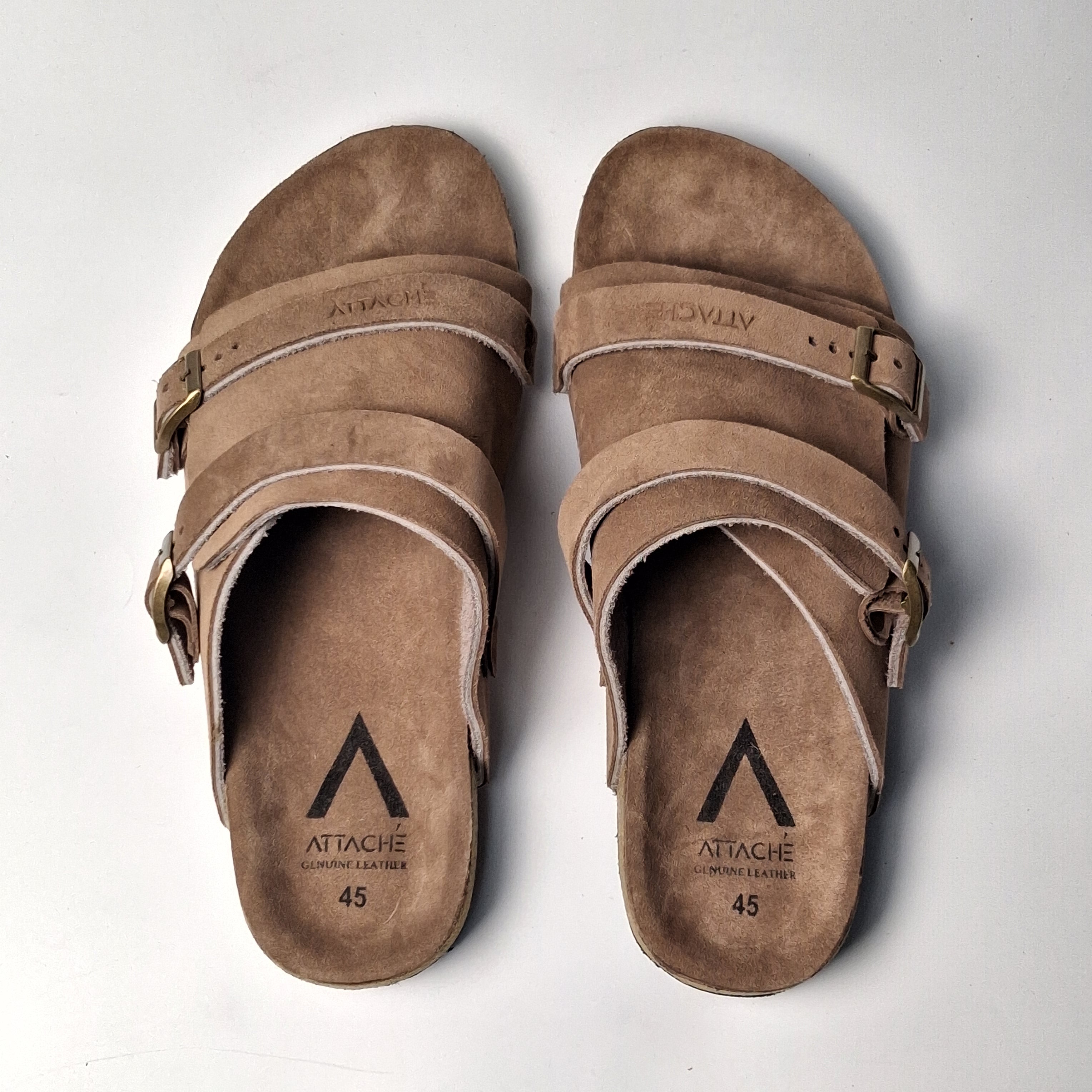 Size 45 - Double Buckle "Mocha V1”