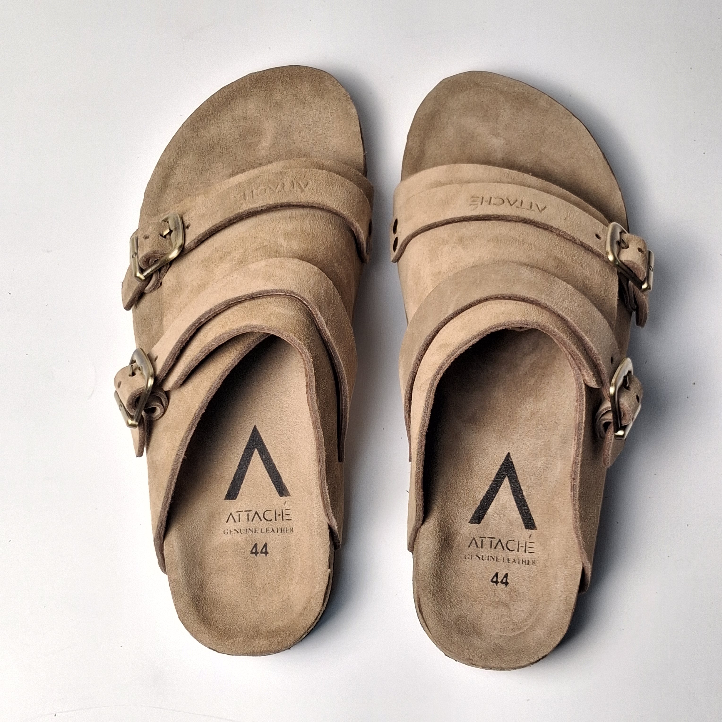 Size 37, 44, 45 - Double Buckle "Hazelnut"