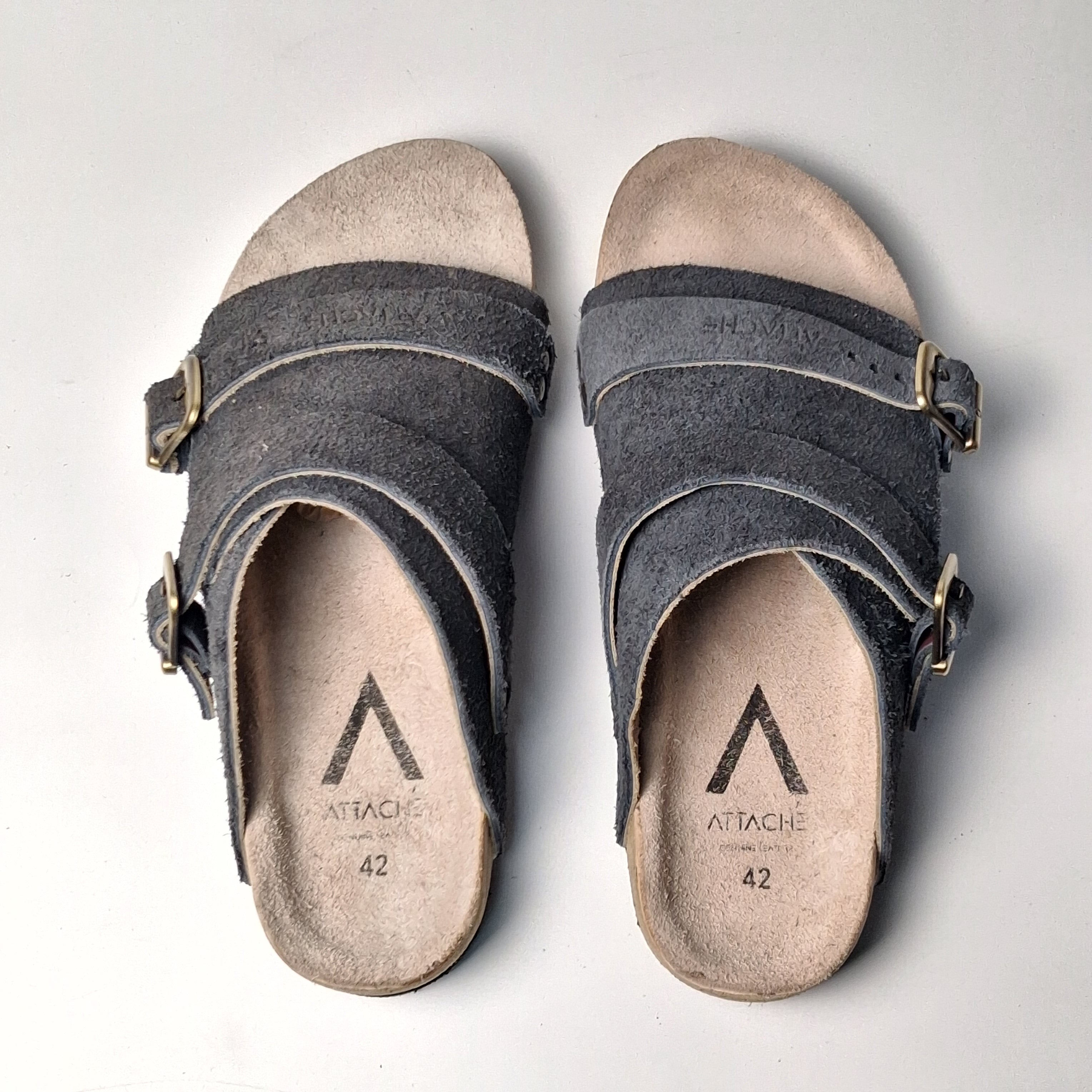 Size 38, 41 - Double Buckle "Navy"